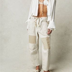 Free People We the Free Moxie Barrel Jean - NEVER WORN - NWOT